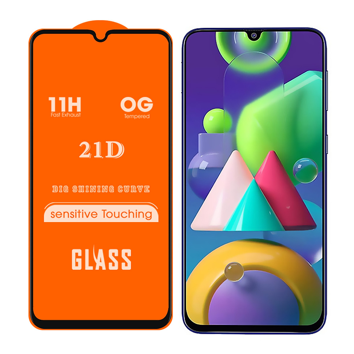 Kính cường lực full màn cho Samsung Galaxy M21
