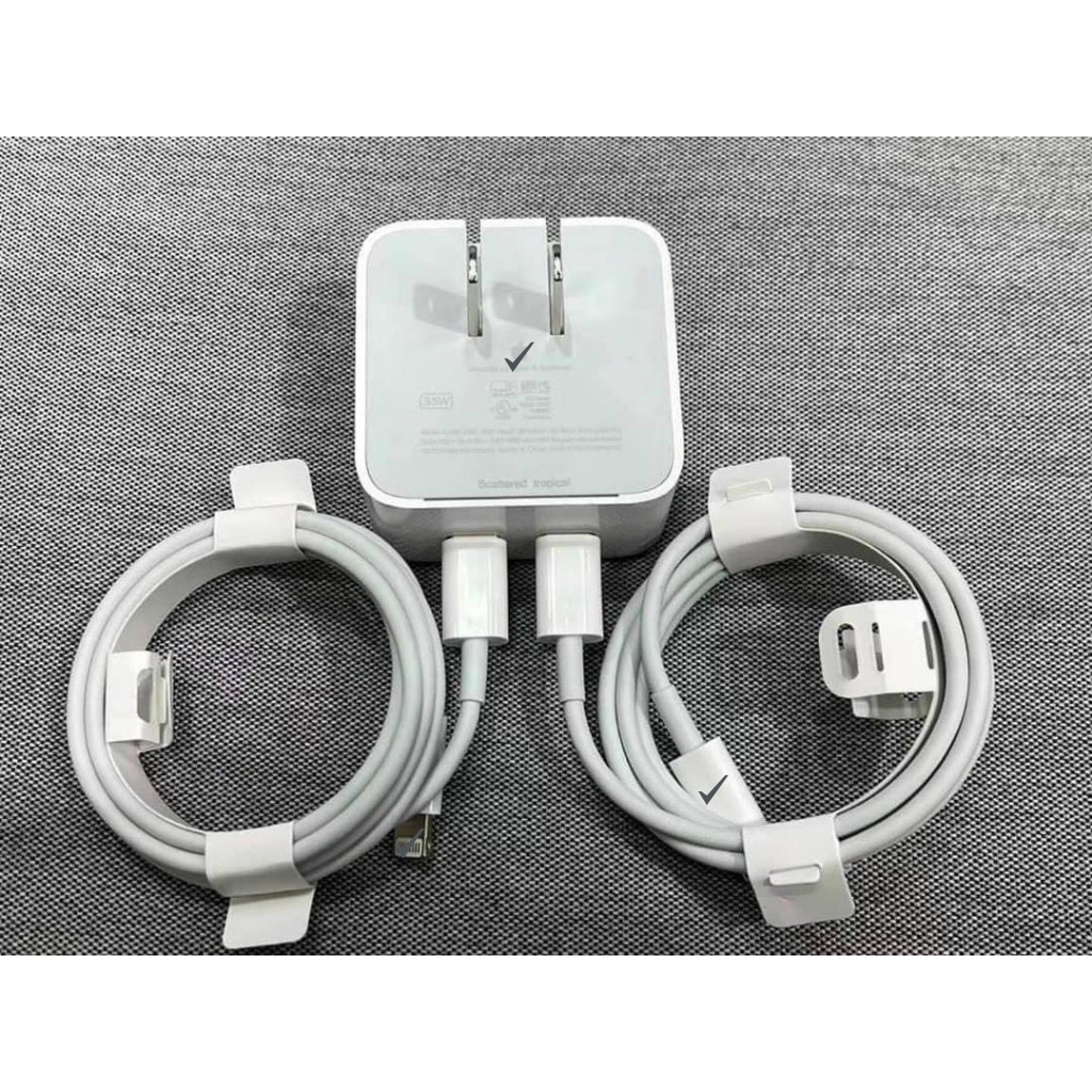 Cốc sạc, củ sạc nhanh 35w - giá rẻ, chất lượng, ưu đãi tốt củ sạc siêu nhanh 2 cổng type-c 35w | giá rẻ, bền adapter sạc 2 cổng usb-c 35w củ sạc 35w dual usb-c port power adapter sạc kép 35w usb-c power adapter
