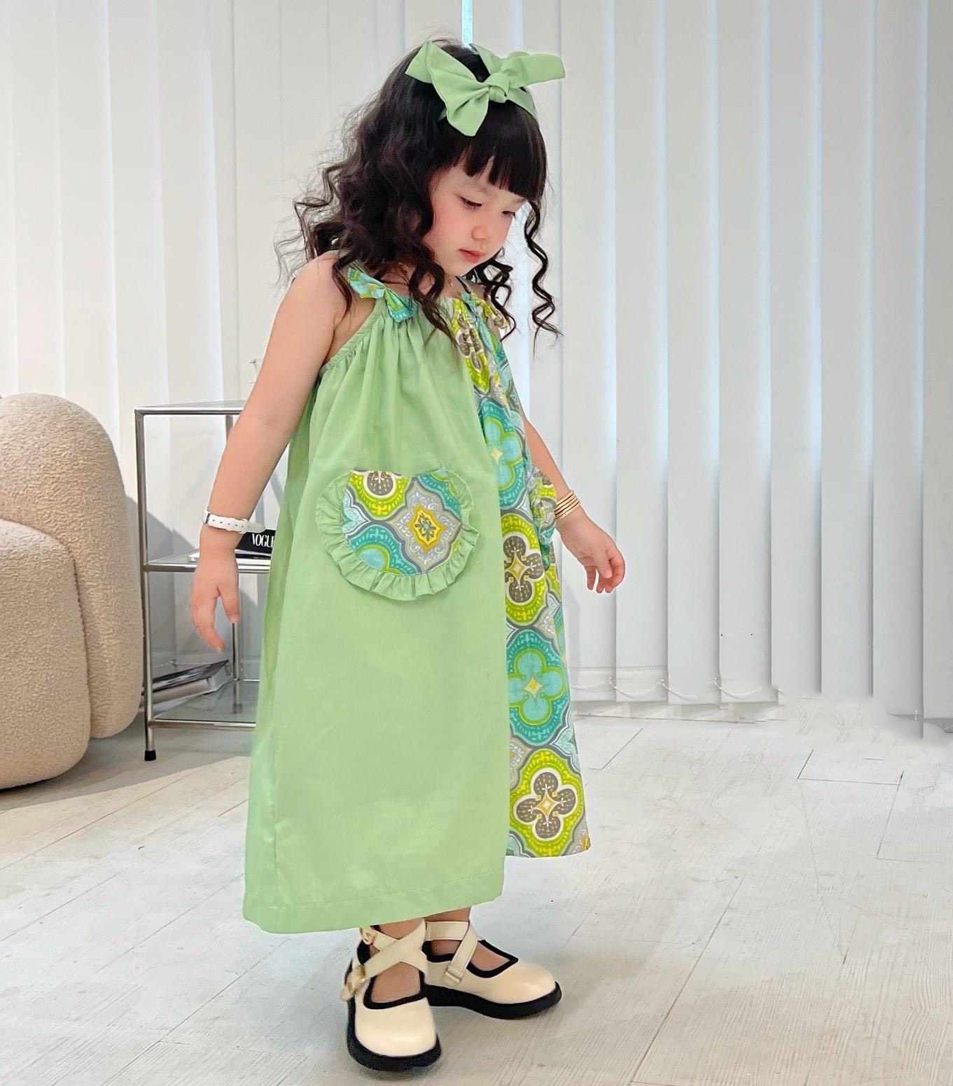 Váy bé gái thiết kế kèm tuban 10-30kg