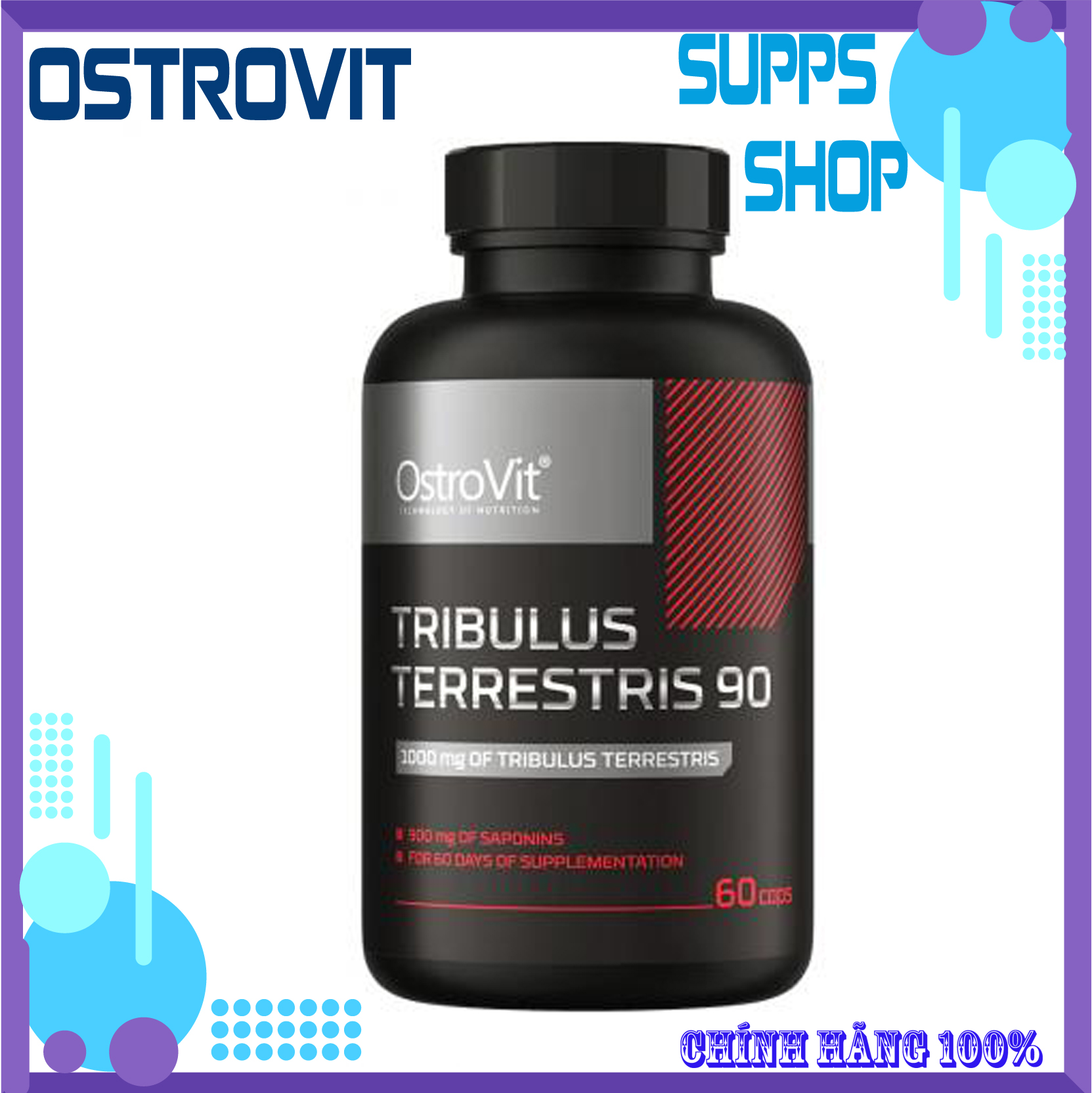OstroVit Tribulus Terrestris 60 viên - Sức Mạnh Tự Nhiên