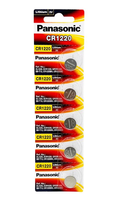 Cr1220 panasonic vỉ 5 viên made in indonesia