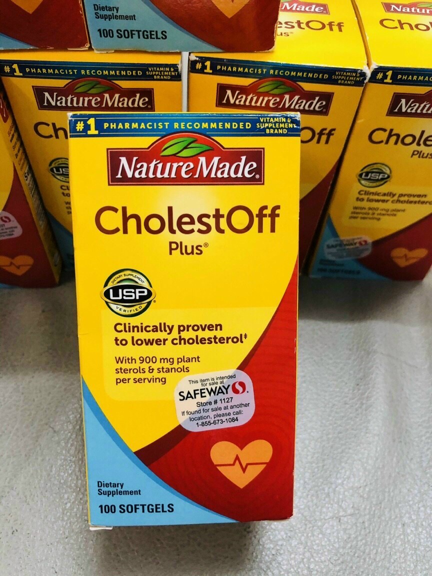 Viên uống giảm Cholesterol CholestOff Plus 100 viên của Nature Made