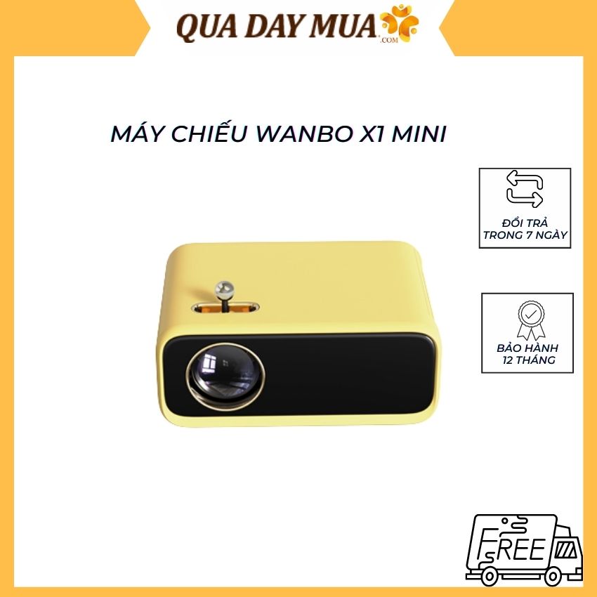 Máy chiếu wanbo x1 mini -hàng chính hãng-bảo hành 12 tháng