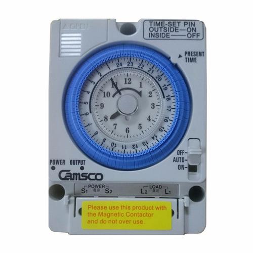 Công tắc hẹn giờ cơ công suất lớn 16a pin dự trữ 100 giờ camsco tb35