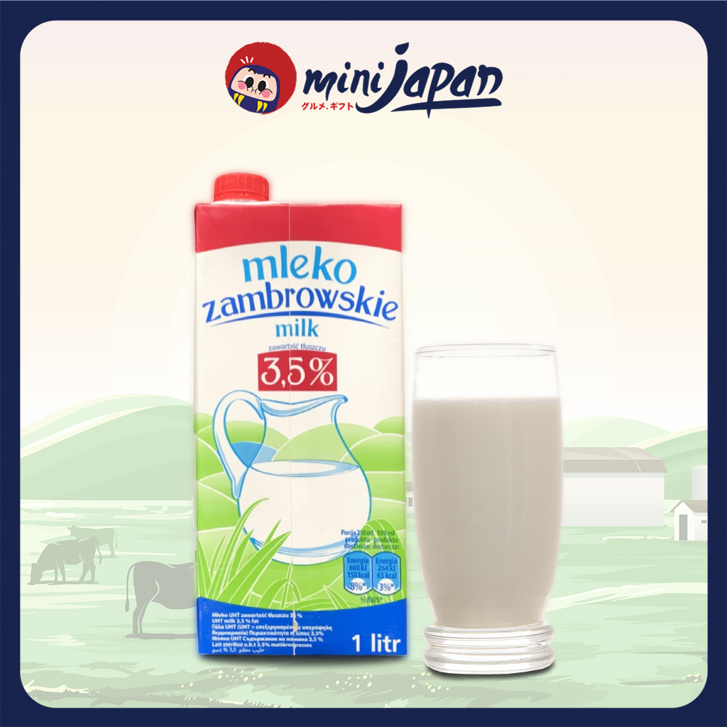 Sữa tươi nguyên kem 3.5% Mleko Zambrowskie Ba Lan 1L
