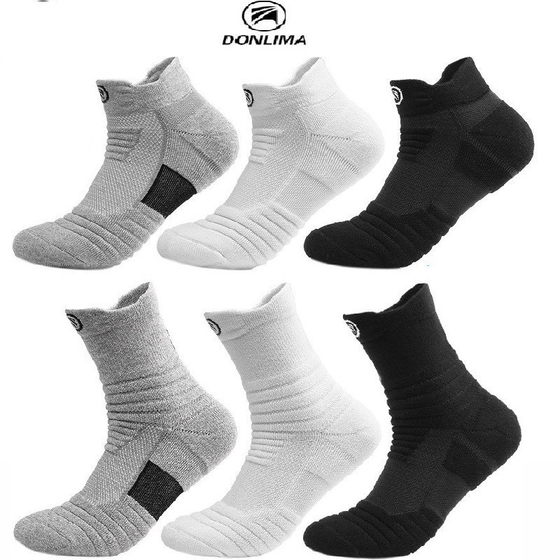 Tất thể thao, tất đá bóng, bóng chuyền, cầu lông, tenis khử mùi & thấm mồ hôi DONLIMA
