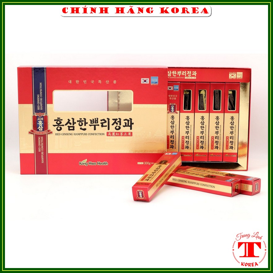 Hồng sâm củ tẩm mật ong Kanghwa thượng hạng, hộp 8 củ to - Tăng thể lực, chống lão hóa, phòng ung thư - tranglinhkorea