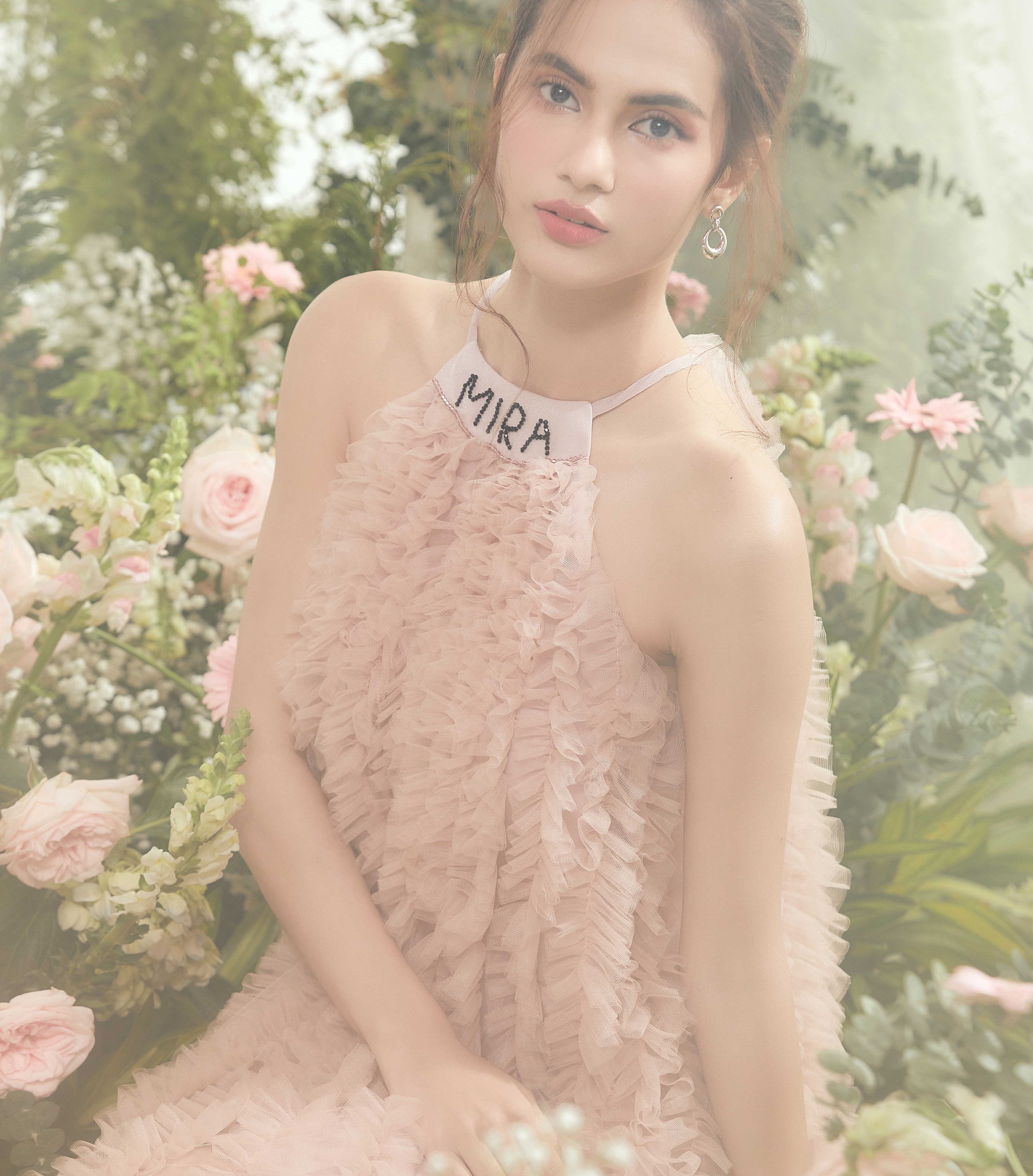 MIRA - Cinya Dress Đầm nữ suông màu hồng