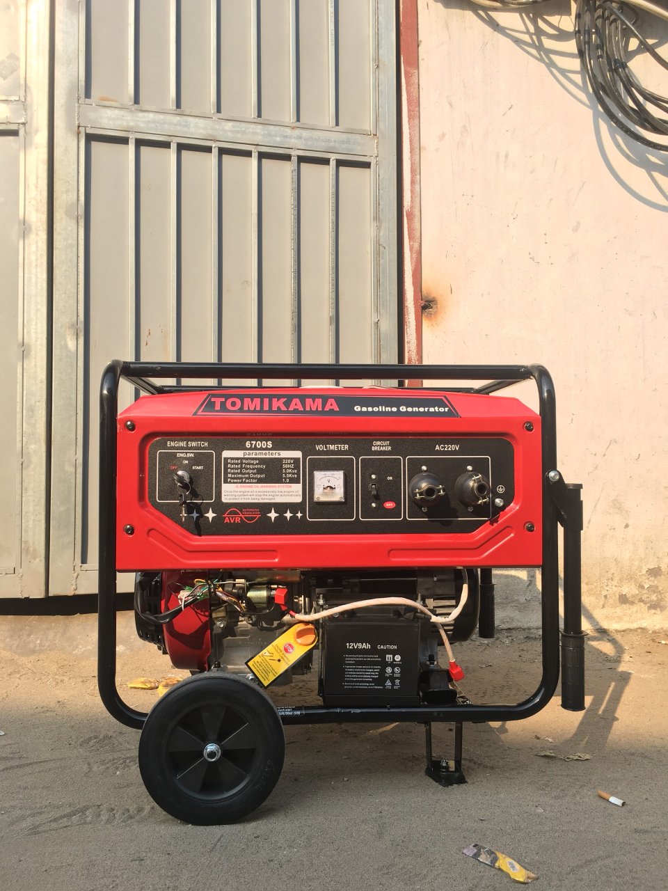 Máy phát điện 5kw Tomikama 6700s dành cho gia đình