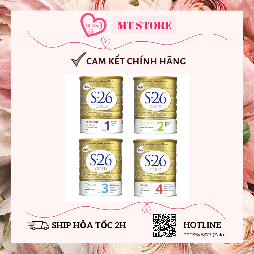 Sữa s26 gold nội địa úc lon 900g đủ số