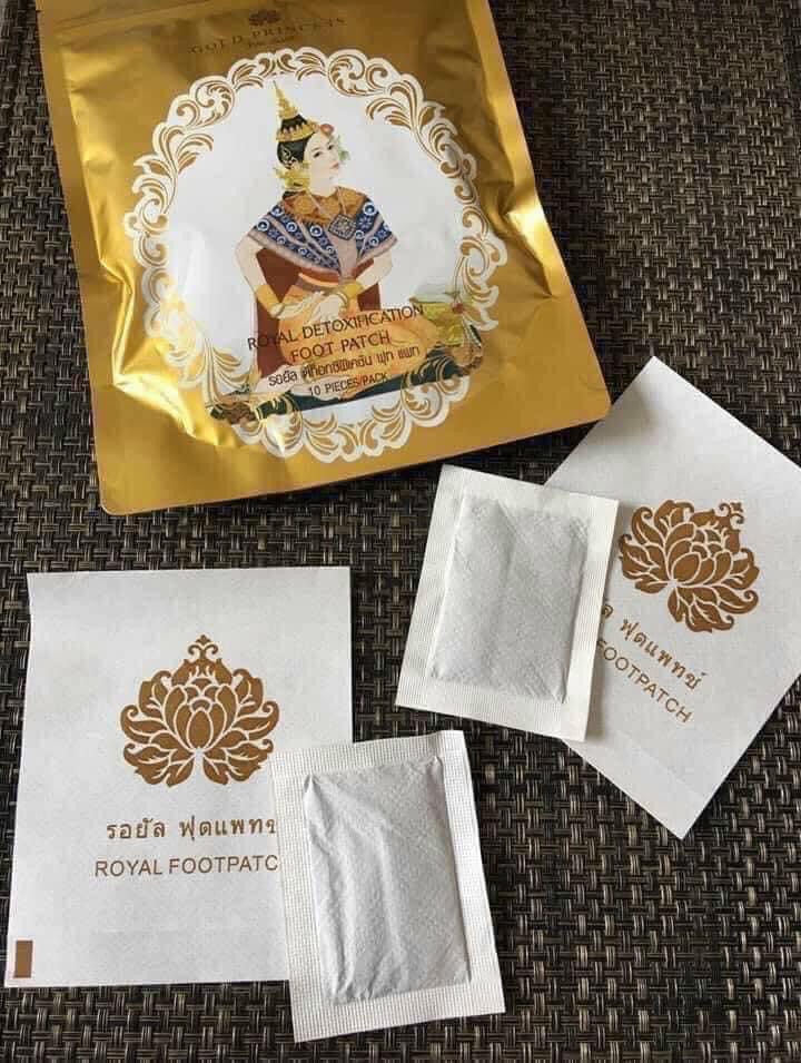 Miếng Dán Thải Độc Chân Gold Princess Royal Thái lan Hàng chuẩn thái
