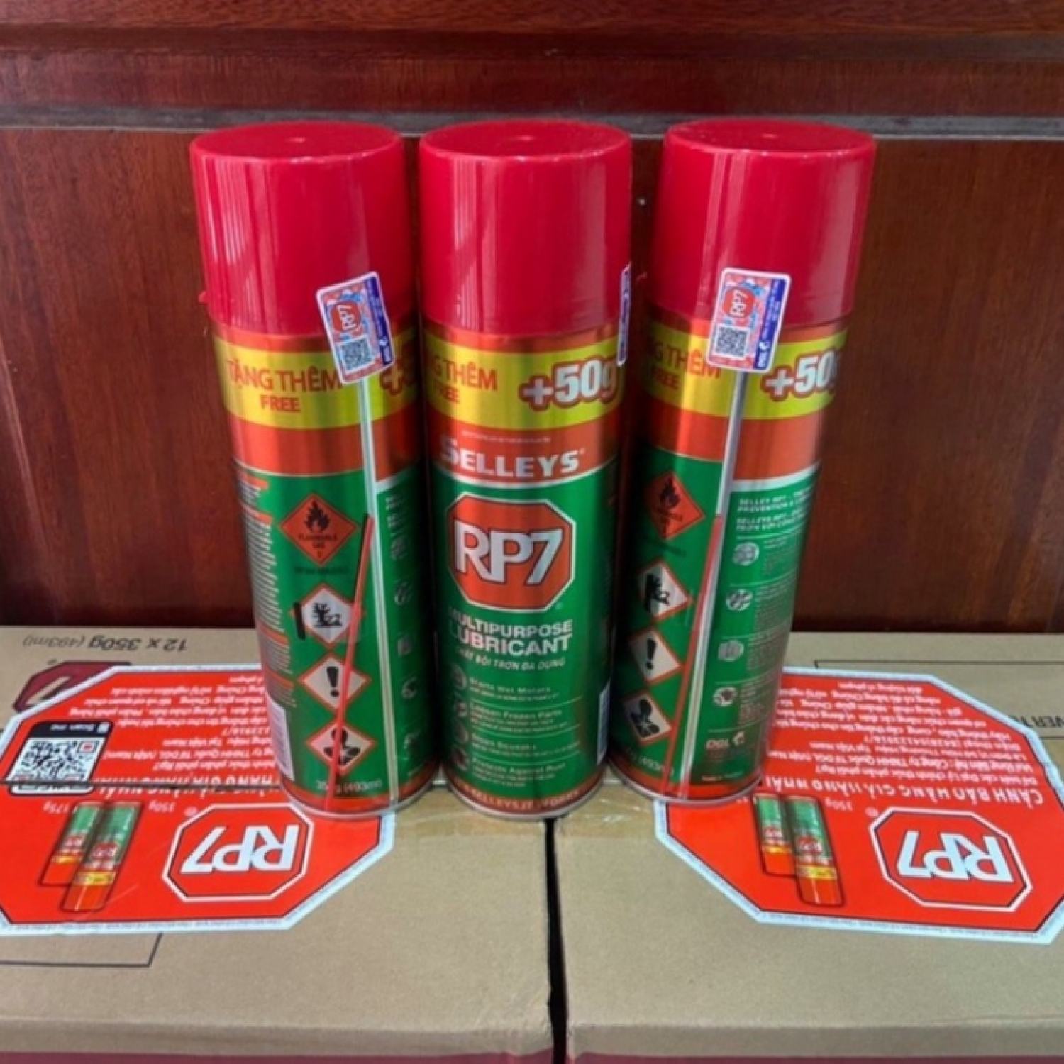 Chai Xịt Chống Rỉ Sét Và Bôi Trơn Selleys Rp7 350G - 493ML |Hàng chính hãng