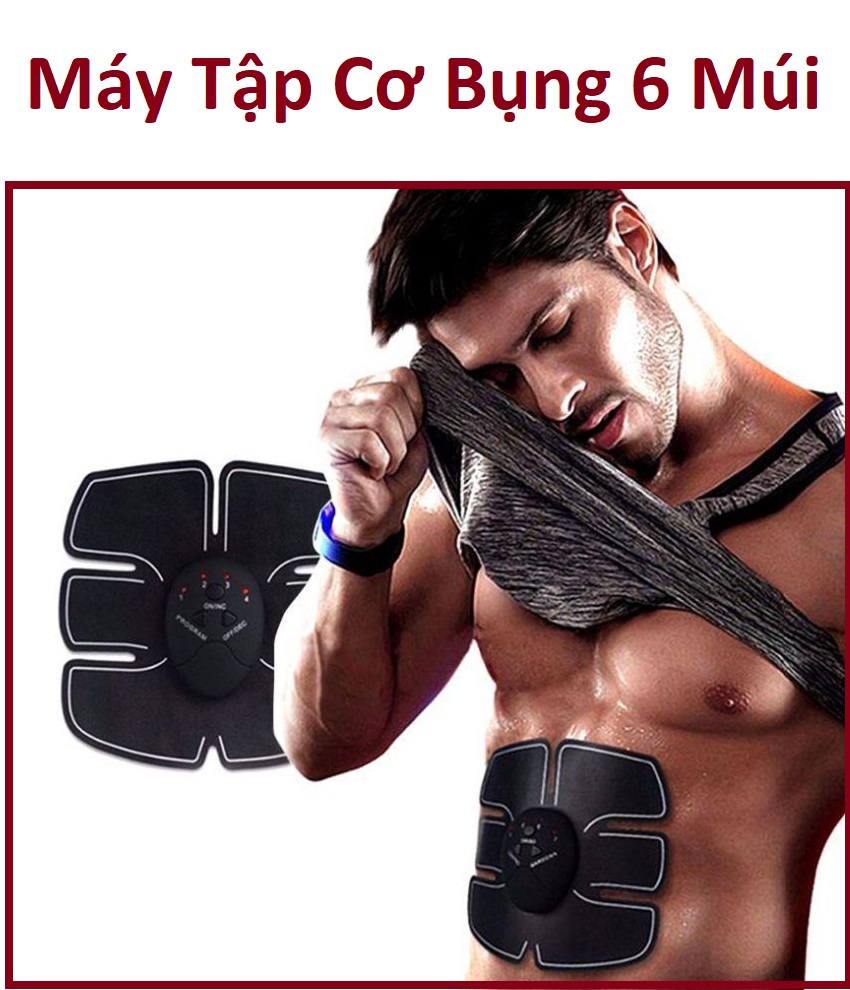 Máy Tập Thể Dục Giảm Mỡ Bụng,Máy Tập Bụng, May Tap Co Bung. Miếng dán tập cơ bụng 6 múi cao cấp,giúp cơ bụng săn chắc và rèn luyện sức khỏe tốt.