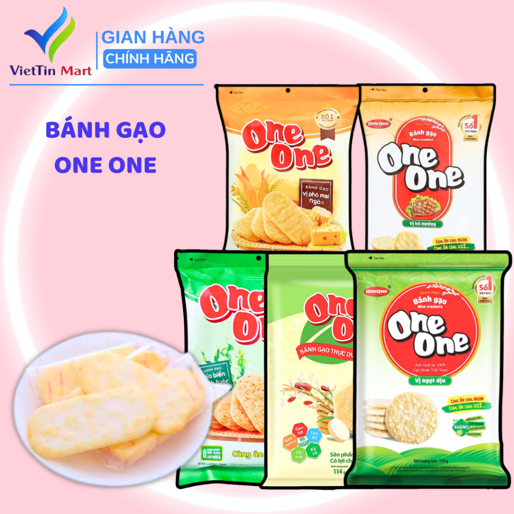 Bánh gạo nướng One One 6 vị lựa chọn