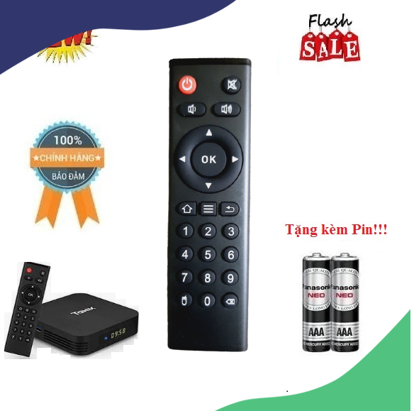 Remote điều khiển đầu tv box a-ndroid tv box tanix tx5 max tx3 max mini tx6 tx92 android- hàng mới chính hãng