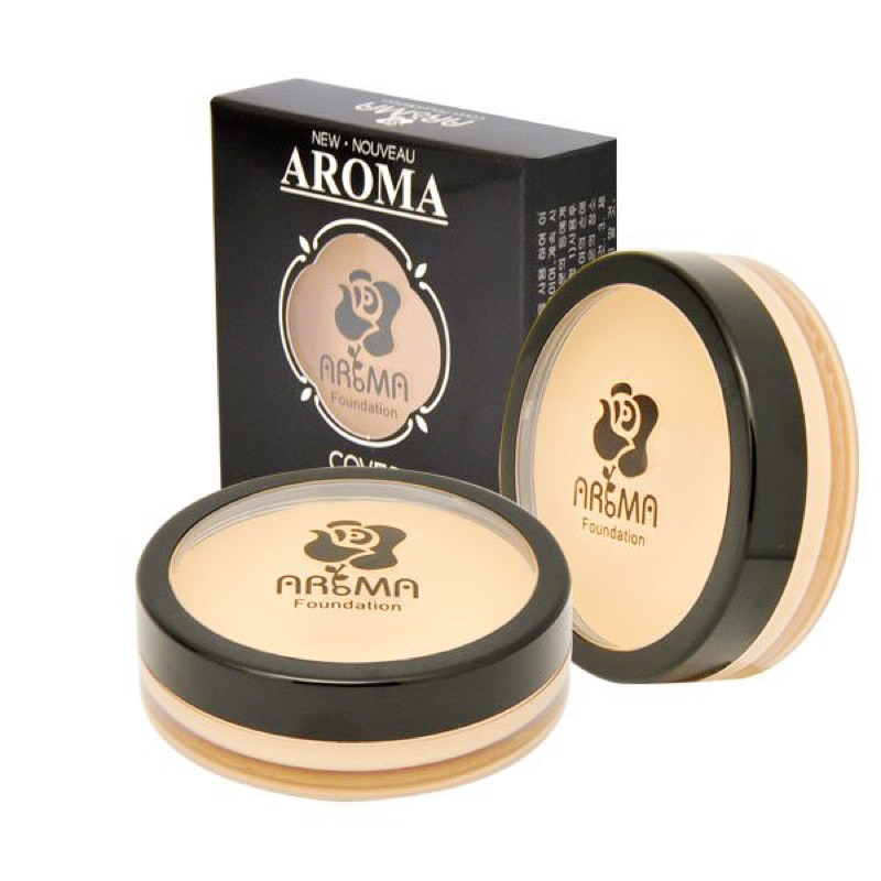 Chính hãng Kem che khuyết điểm AROMA cover foundation 14gr