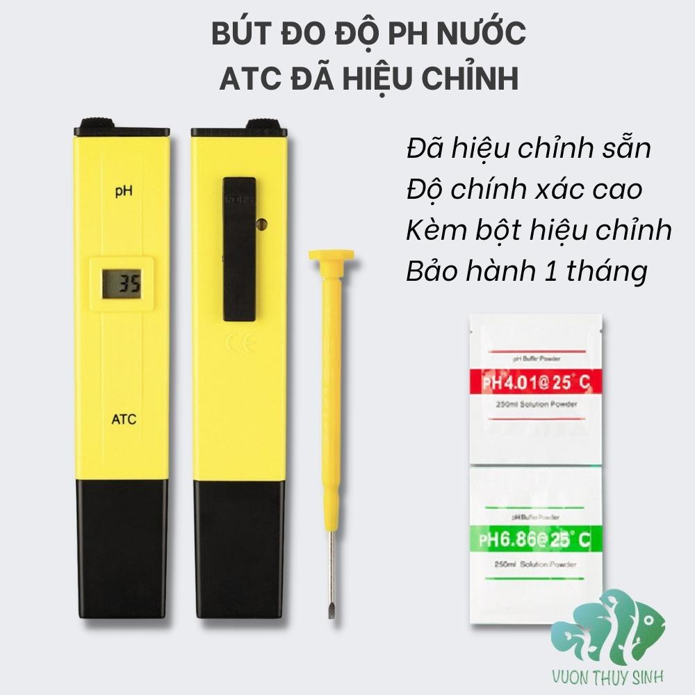 Bút đo độ PH nước ATC thử tính kiềm axit nước chính xác, bảo hành 1 tháng, đã hiệu chỉnh