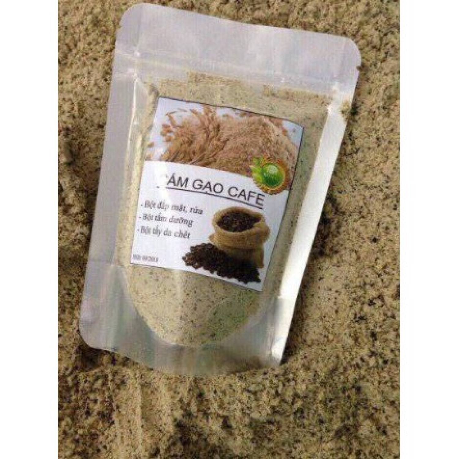 1kg Cám gạo cà phê đắp mặt tắm trắng hàng handmade