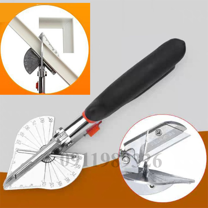Kéo cắt góc nẹp điện có thể điều chỉnh góc tặng kèm 3 lưỡi kéo