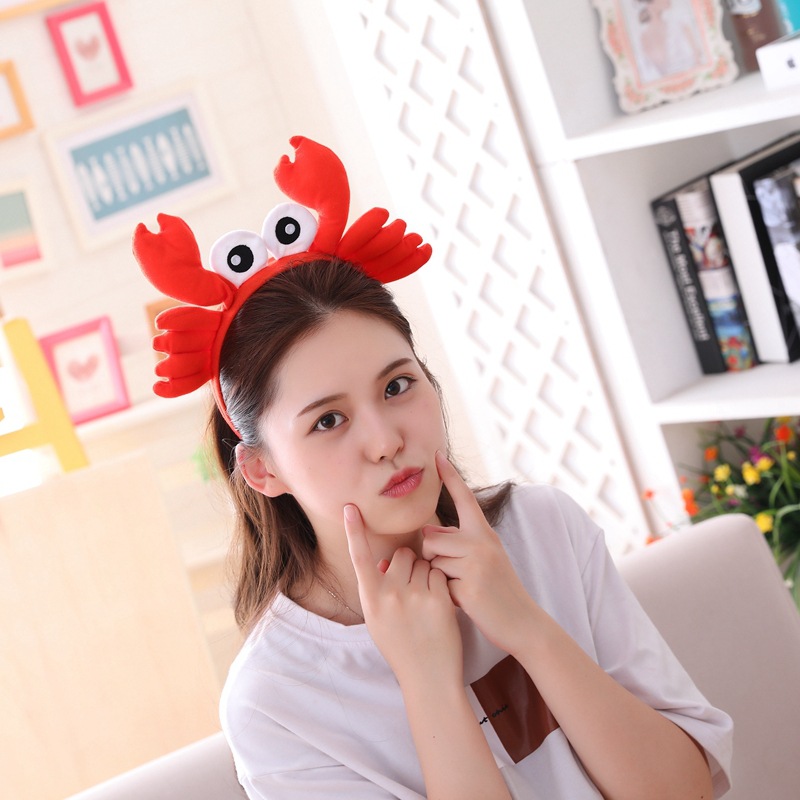 XIR Bán Buôn   Mắt To Băng Đô Cua Đạo Cụ Chụp Ảnh Đạo Cụ Chụp Ảnh Đạo Cụ Chụp Ảnh Đạo Cụ Biểu Diễn   Bờm Lông Nhung RR20