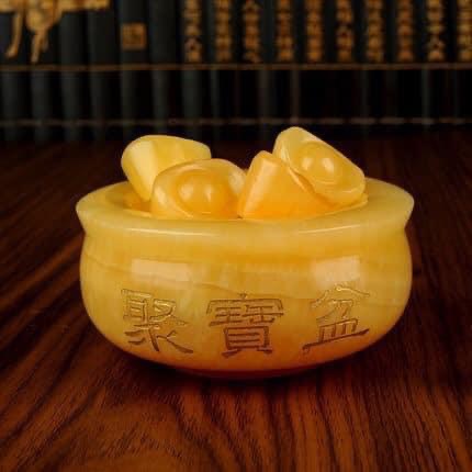 Bát vàng (Bát tụ bảo) (Tụ Bảo Bồn) Ngọc Hoàng Long tự nhiên