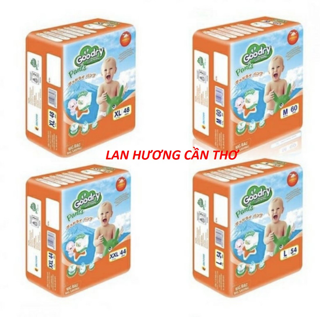 Tã quần goodry cực đại m60/l54/xl48/xxl44
