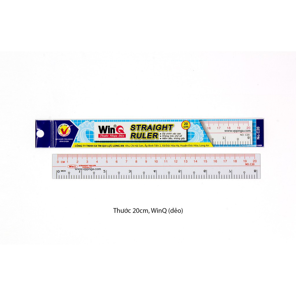- thước 20cm, winq