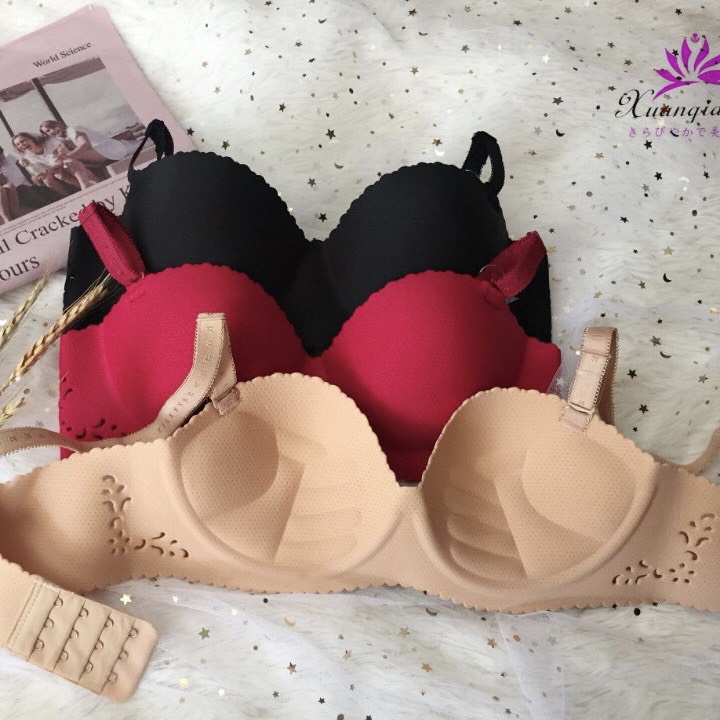 Áo Ngực nữ su thông hơi không gọng mút vừa bàn tay nâng ngực chống xệ - Áo chíp su đệm êm - Áo lót không gọng - TinTin888