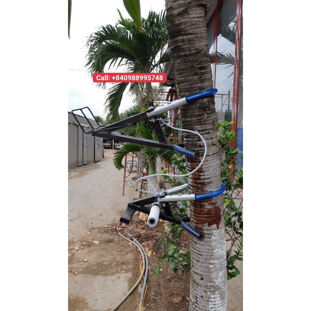Dụng cụ trèo cau, trèo cột sắt tròn