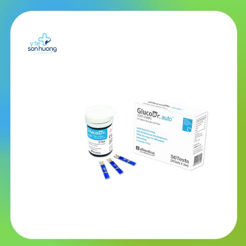 Que thử đường huyết GlucoDr Plus AGM-4000 (lọ 25 que)