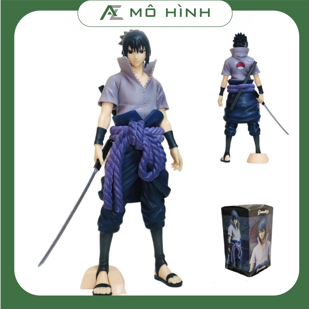 Mô hình Naruto Sasuke Grandista phong cách cao 28cm mô hình anime Sasuke decor trang trí siêu đẹp figure anime naruto