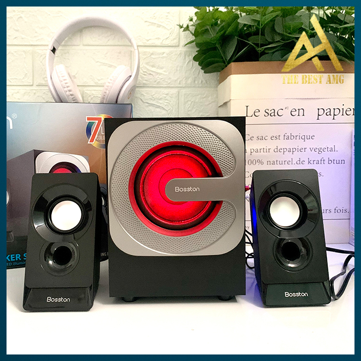[HCM]Loa vi tính Bluetooth 2.1 Boston T3600 BT (1 bass 2 treb)