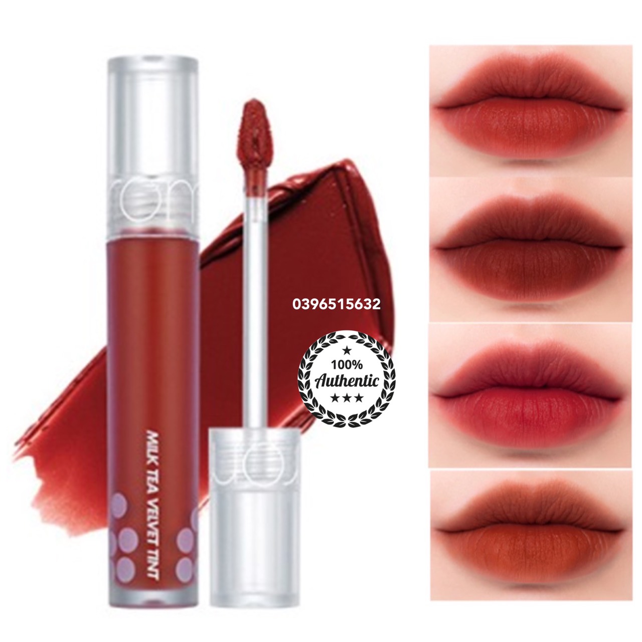 (Sẵn 4 màu) Son Kem Romand Milk Tea Velvet Tint