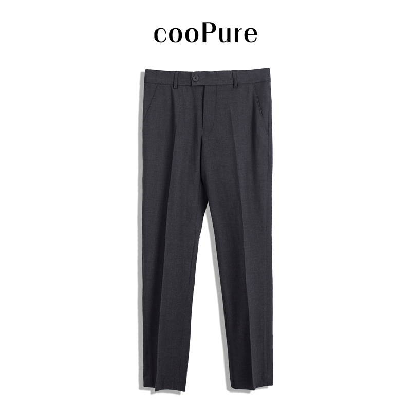 Quần âu nam cooPure vải poly cotton chống nhăn tuyệt đối