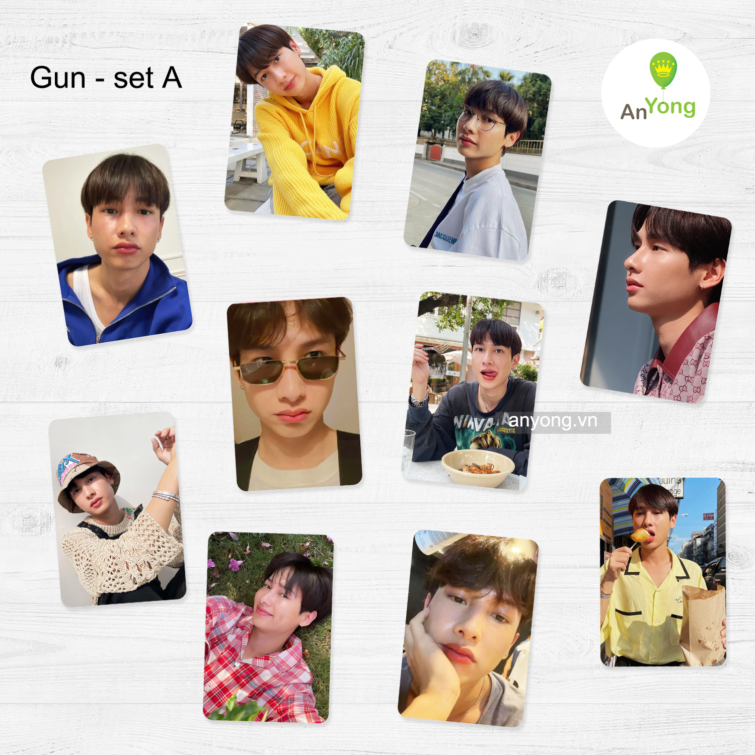 Set 10 tấm card hình OffGun bo góc tặng sleeve