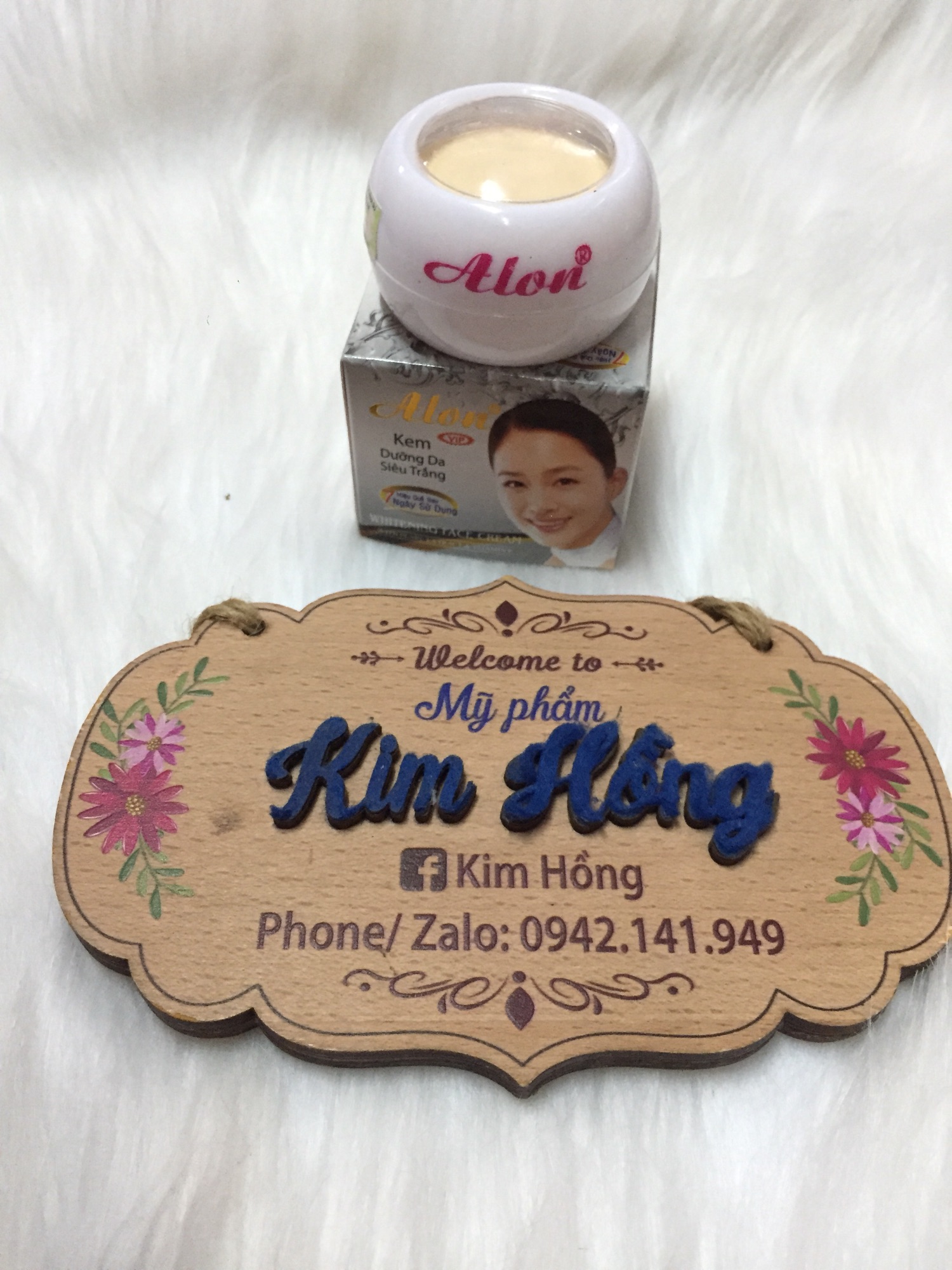 Alon kem dưỡng da siêu trắng 5g cty kim minh vn