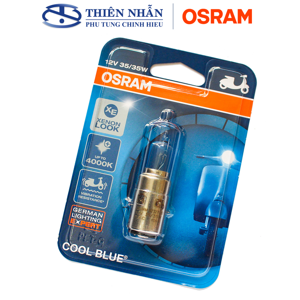 Bóng đèn Halogen OSRAM SCR, Vespa Zip tăng sáng trắng xenon (62327CB)