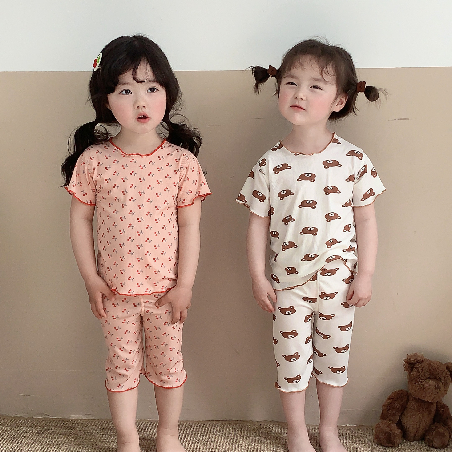 Đồ bộ bé gái mùa hè hoa nhí