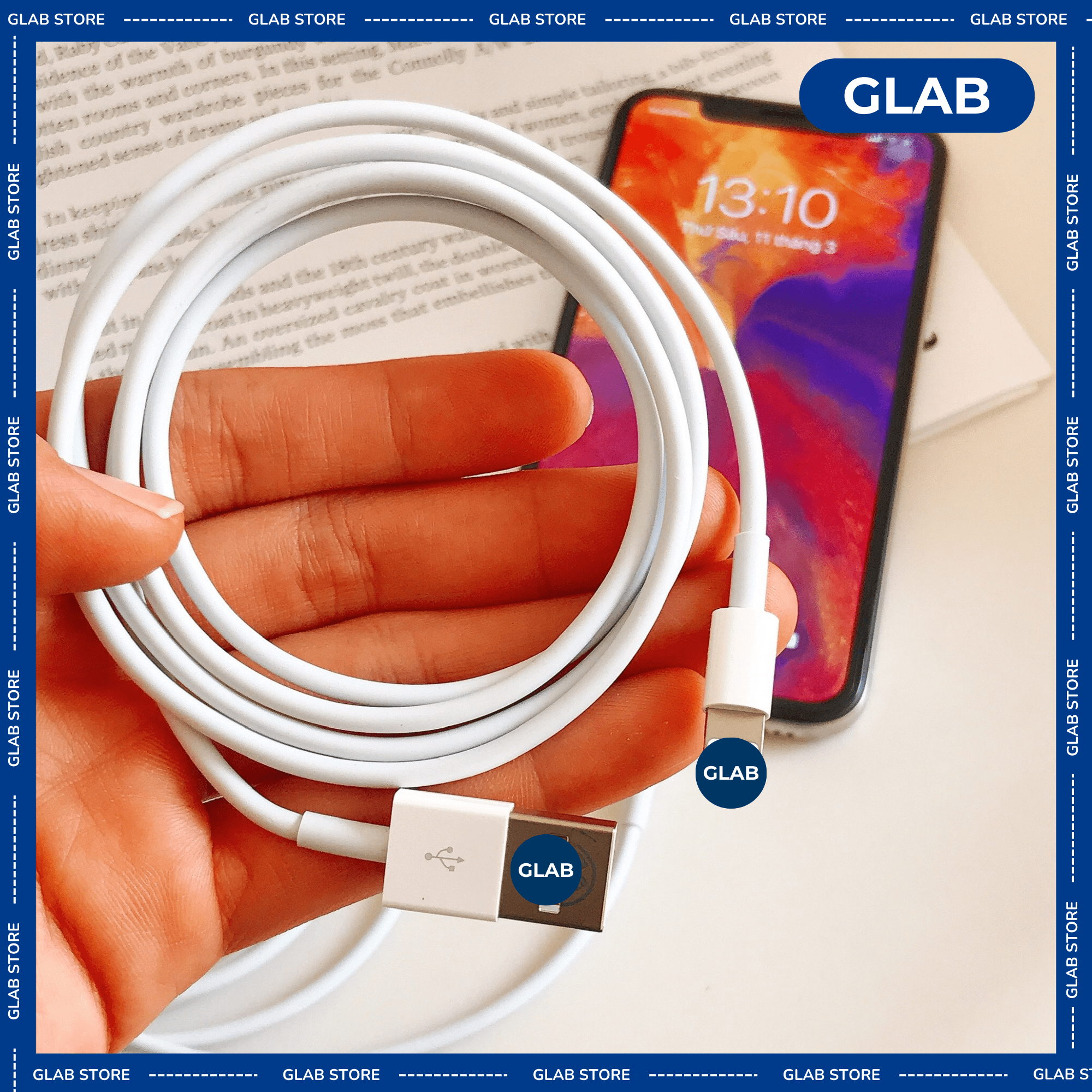 Dây cáp sạc nhanh iphone chuyển đổi đầu usb sang lightning cho iphone cho cóc sạc 5w