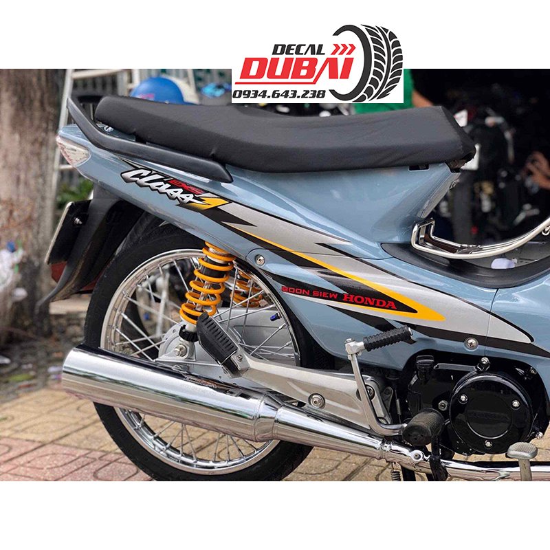 Tem Trùm Wave Nhỏ Xám Xi Măng