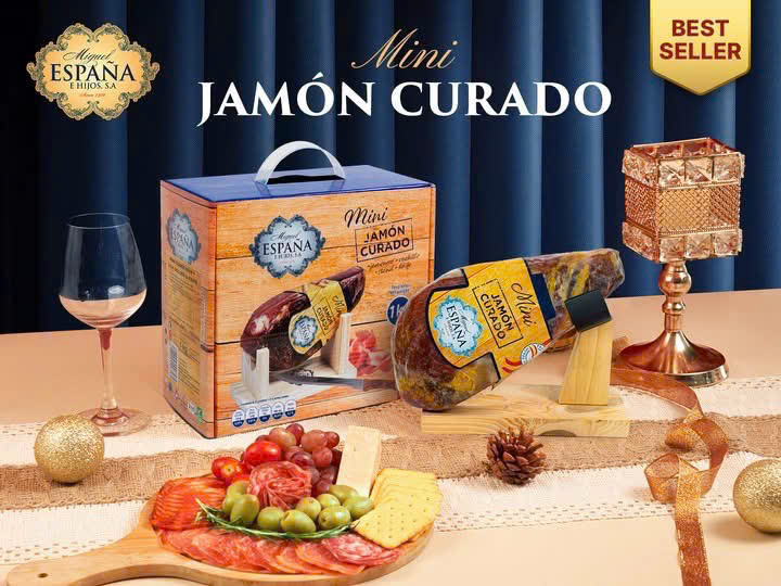 Đùi Heo Muối Mini Jamón Curado 1kg
