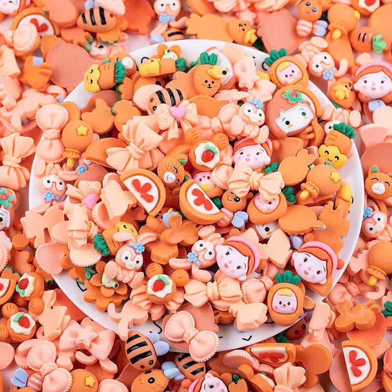 BỘ 10 Charm Sticker Jitbitz gắn dép (Đã có nút gắn dép) - Mẫu giao ngẫu nhiên - 9
