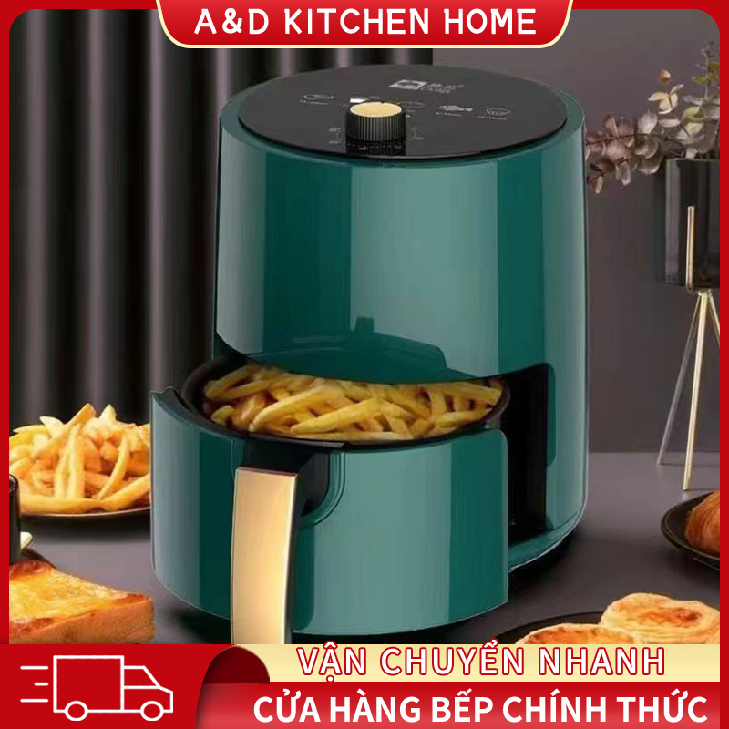 4 Lít Nồi Chiên Không Dầu Air Fryer Gia Đình Đa Năng Lò Nướng Điện Hoàn Toàn Tự Động Thông Minh Khoai Tây Chiên Máy Bếp Máy Nướng Bánh