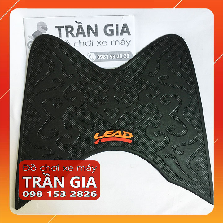 [FreeshipMAX] Thảm lót để chân xe Lead 2013-2014-2015-2016 tấm trải sàn gác chân cao su