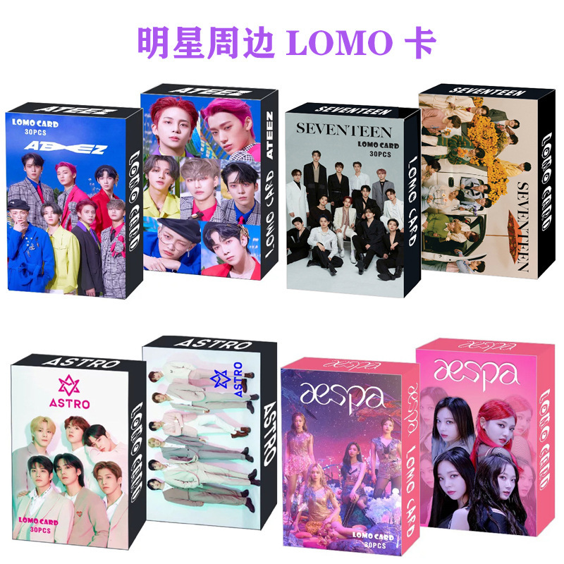 Lomo thẻ ảnh BTS AESPA ASTRO NCT LOMO TXT Straykids