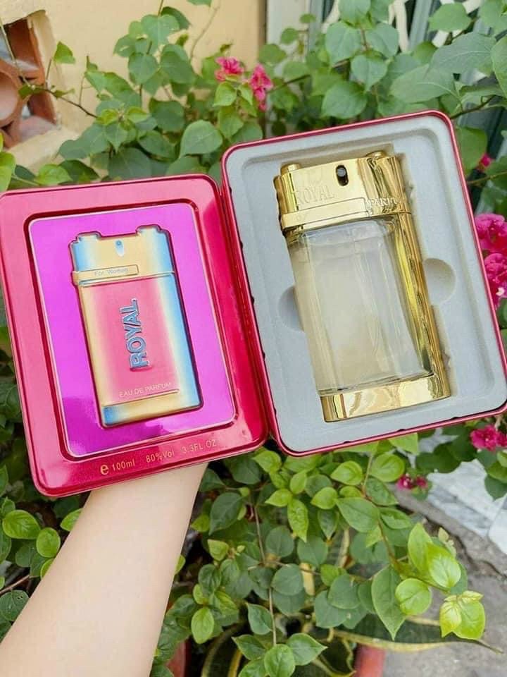 Nước hoa Royal hộp thiếc đỏ 100ml.