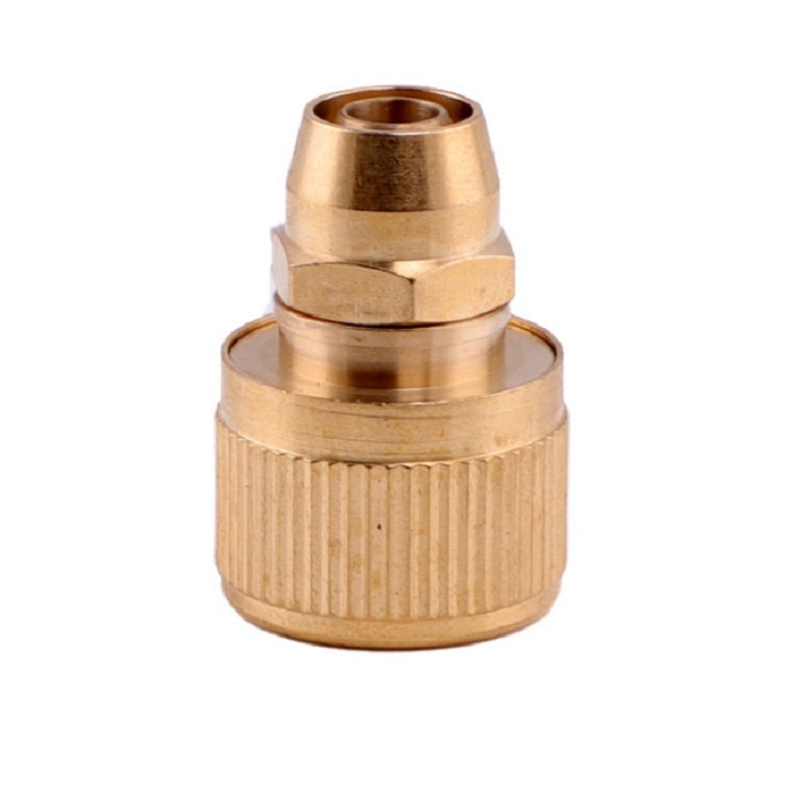 Crom đồng thau. NỐI ỐNG NHỰA CÓ PHI 9mm RA NỐI KHỚP NHANH. DIY660