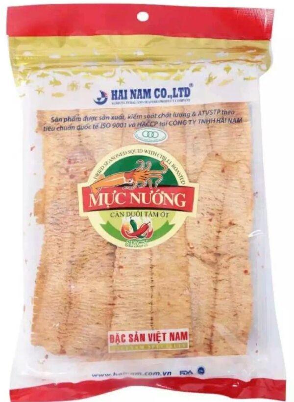 Mực tẩm gia vị nướng ăn liền hải nam 500g