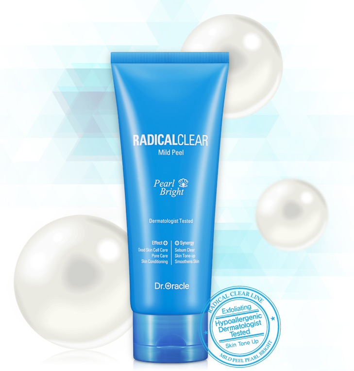 TẨY TẾ BÀO CHẾT RADICAL CLEAR MILD PEEL PEARL BRIGHT - NỘI ĐỊA HÀN - CHÍNH HÃNG DR.ORACLE