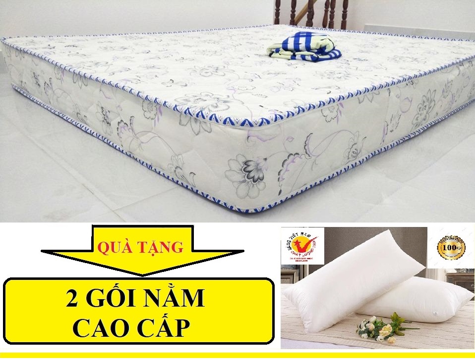[HCM]Nệm 1m8 x 2m x 10cm 100% Cao Su Tổng Hợp  DIAMOND LUXURY HÃNG SOHAN KÈM QUÀ TẶNG 2 Gối Hơi Cao Cấp